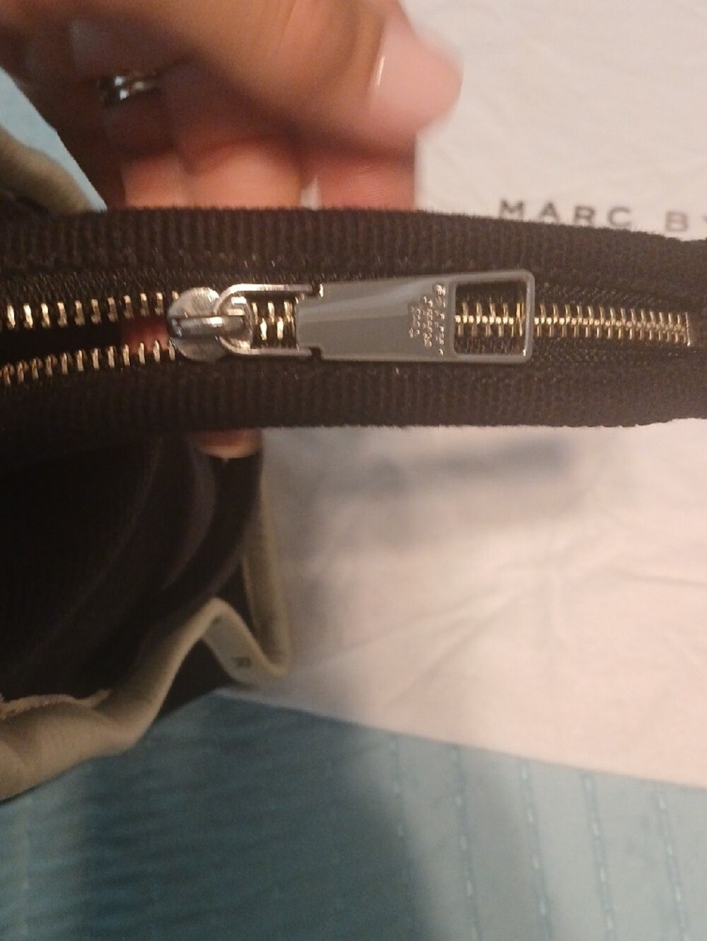 Marc Jacobs Large Black Canvas 'The Tote Bag' Tote - Picture 6 of 9